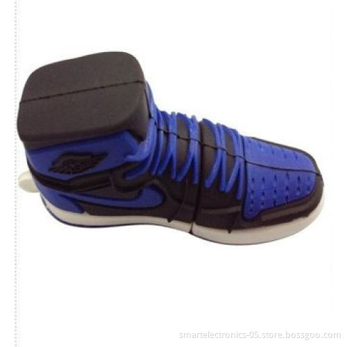 Shoes USB Flash Drive/Customized Package/Printing, 3-year Warranty, 64MB-128GB/Grade A, MOQ of 50pcs
